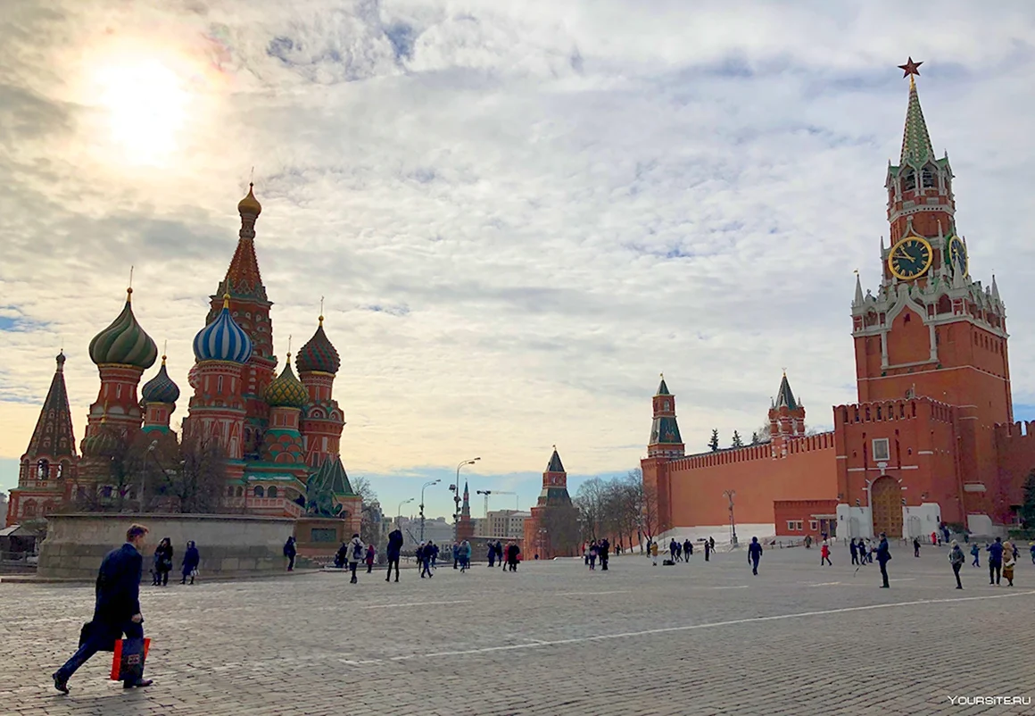 Московский Кремль и красная площадь Москва