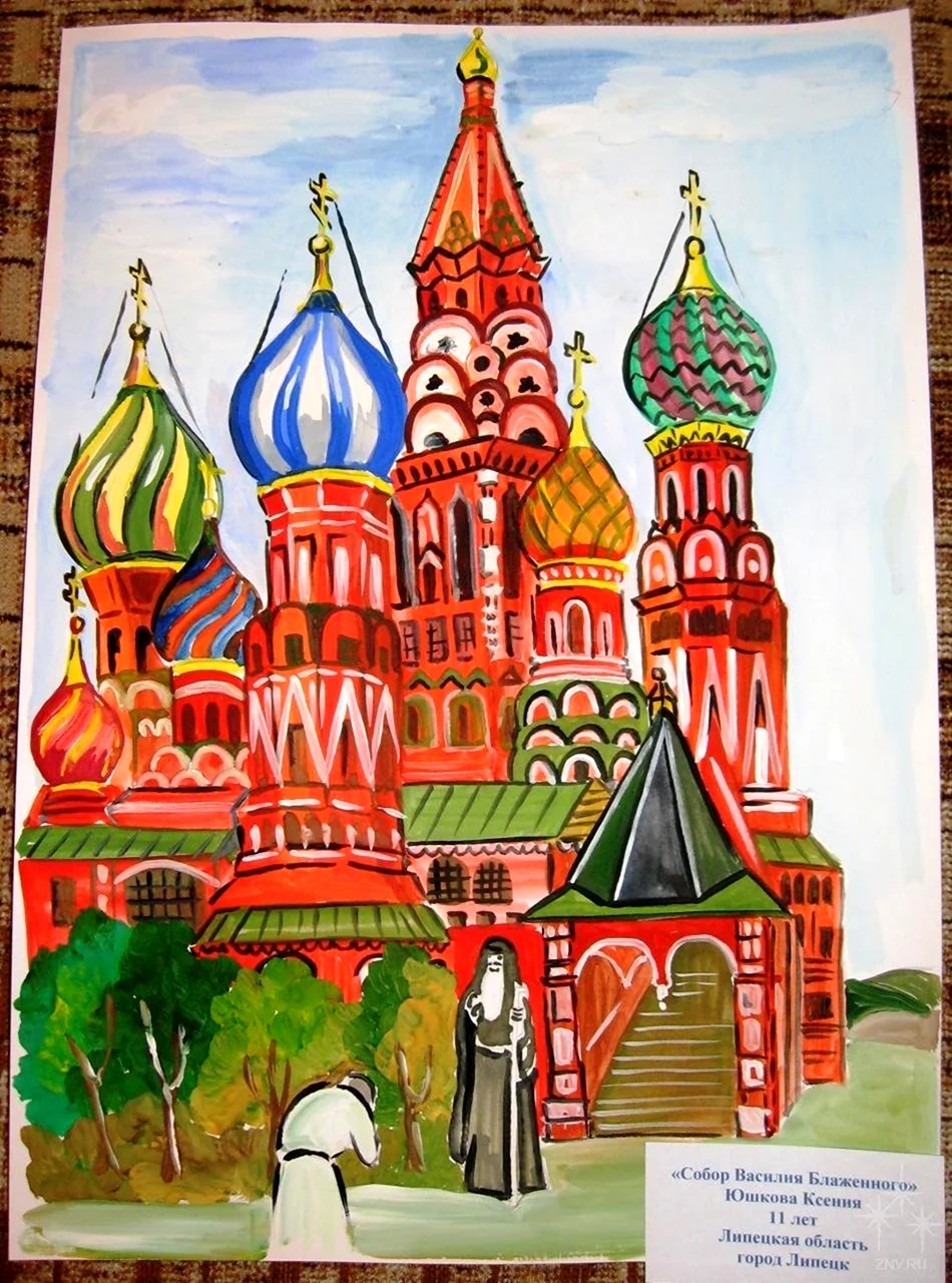 Московский собор Василия Блаженного изо