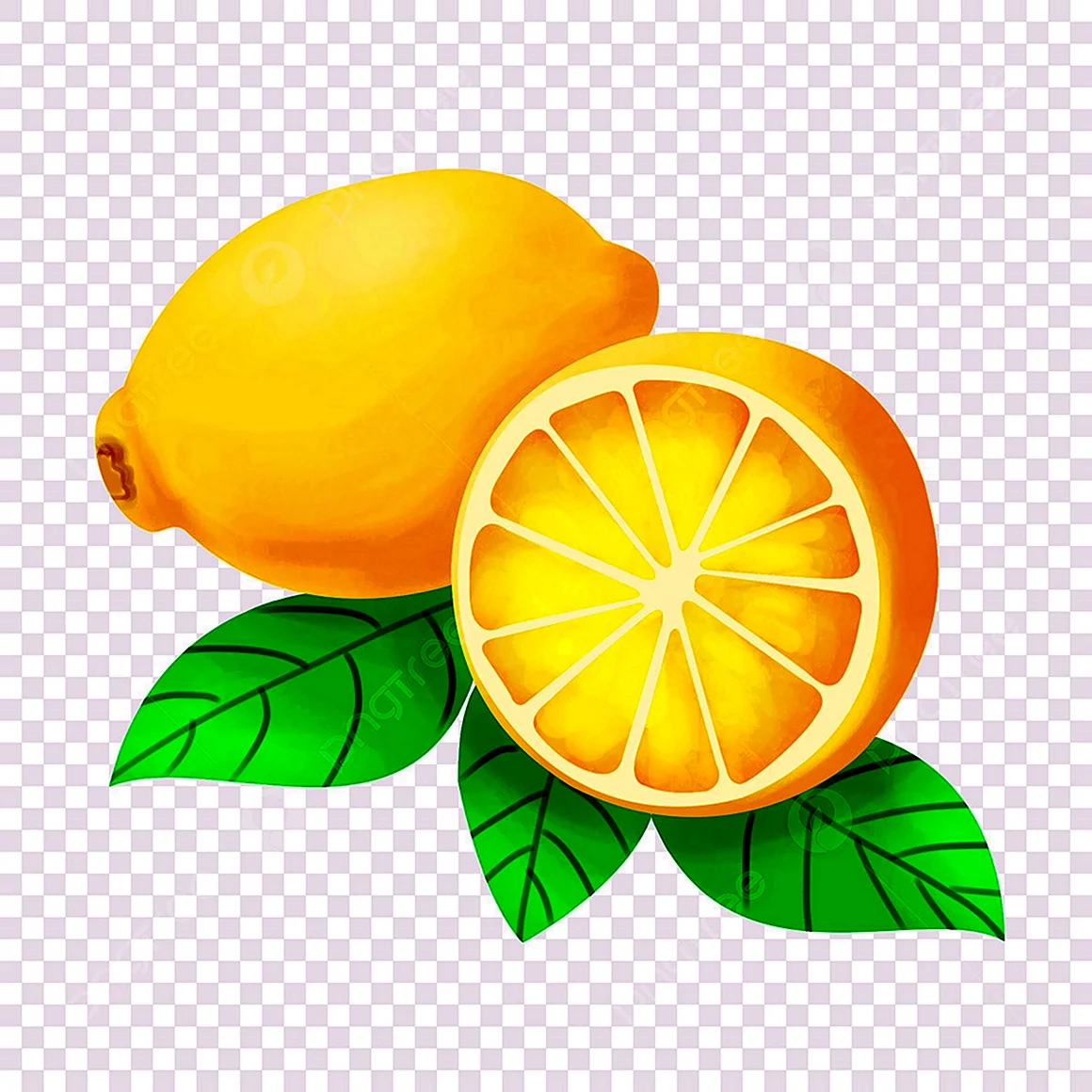 Мультяшные лимоны