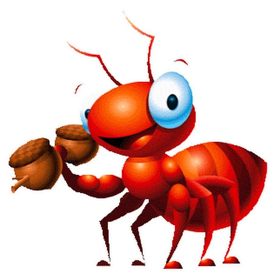 Муравей мультяшный