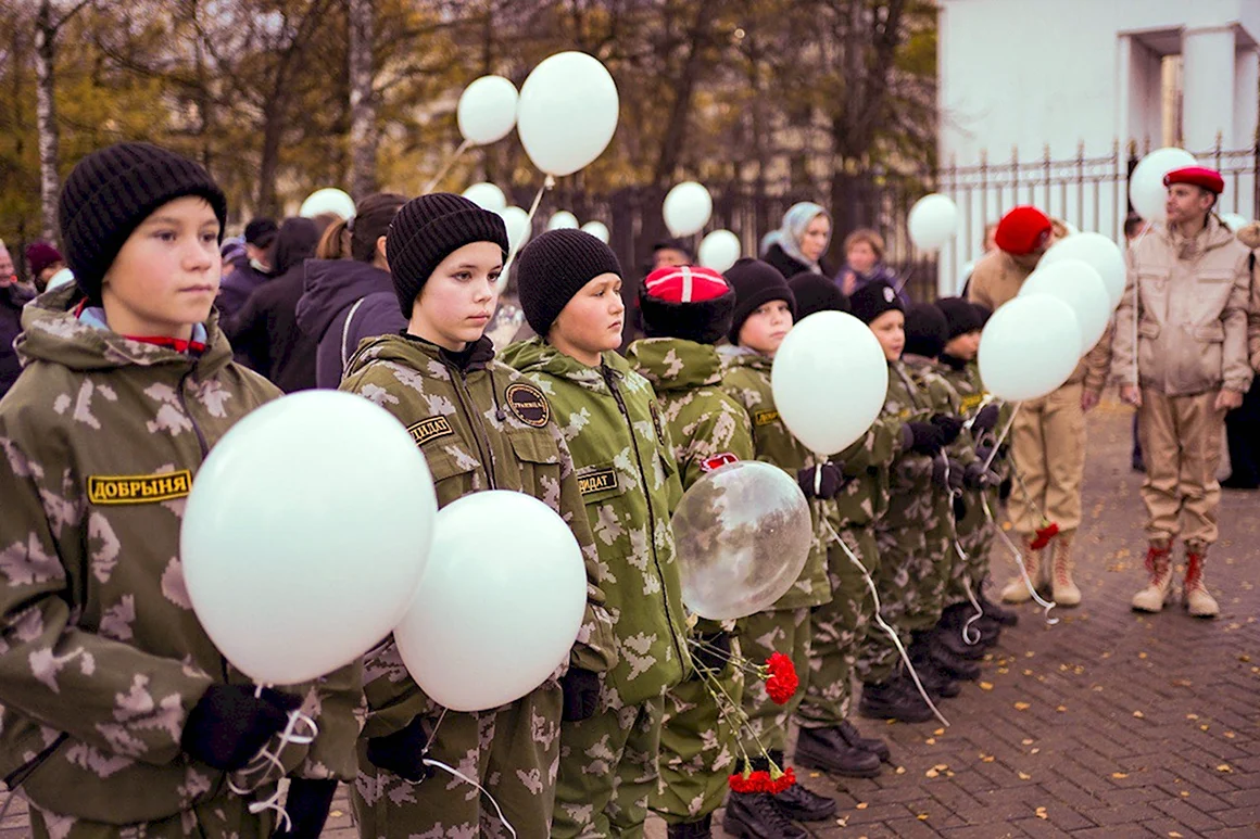Мытищи праздник белых журавлей юнармейцы