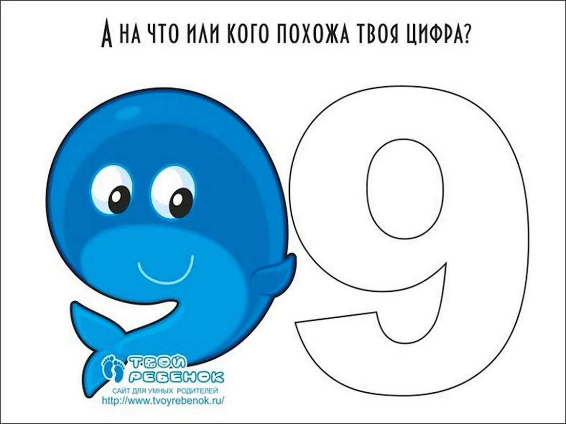 На что похожа цифра 9