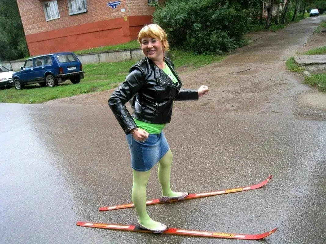 На лыжах по асфальту