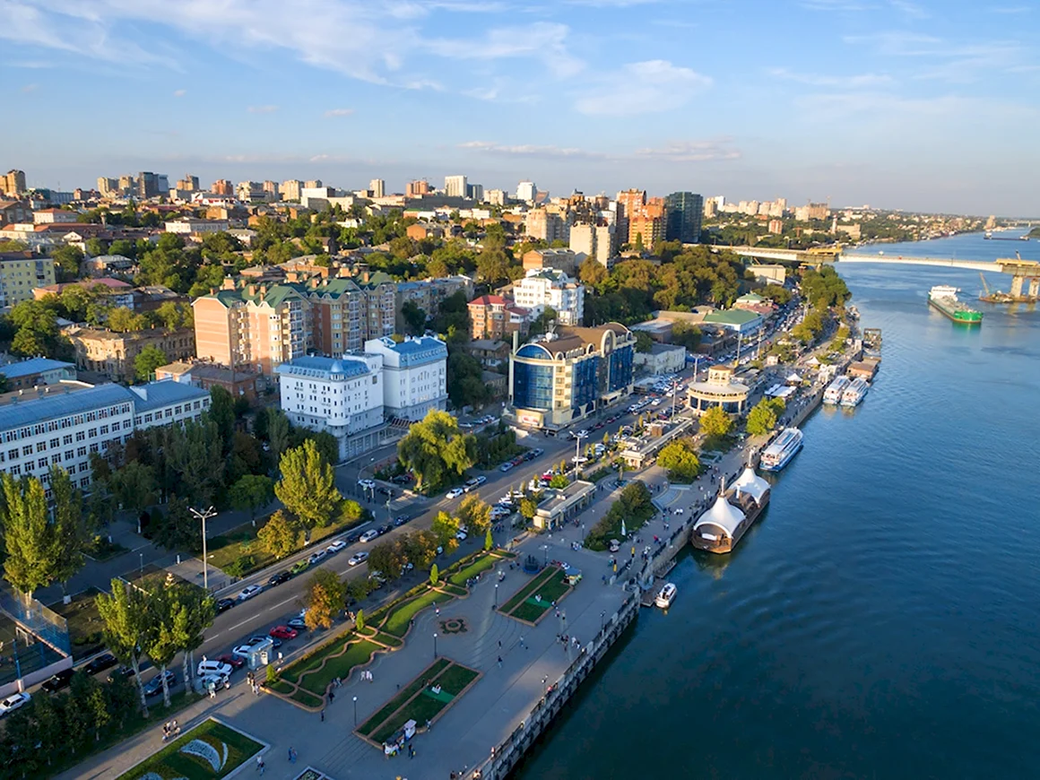 Набережная реки Дон Ростов-на-Дону