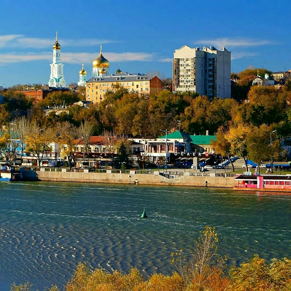 Набережная реки Дон Ростов-на-Дону