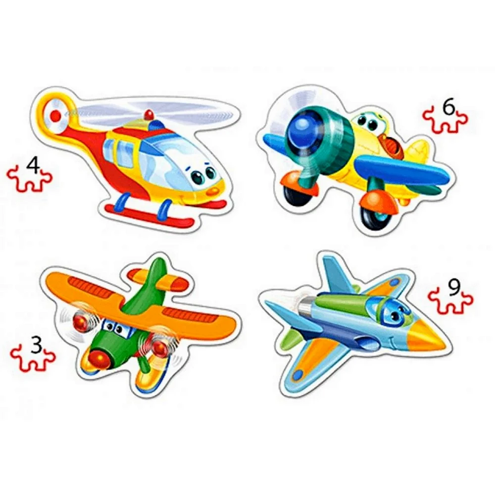 Набор пазлов Castorland funny planes