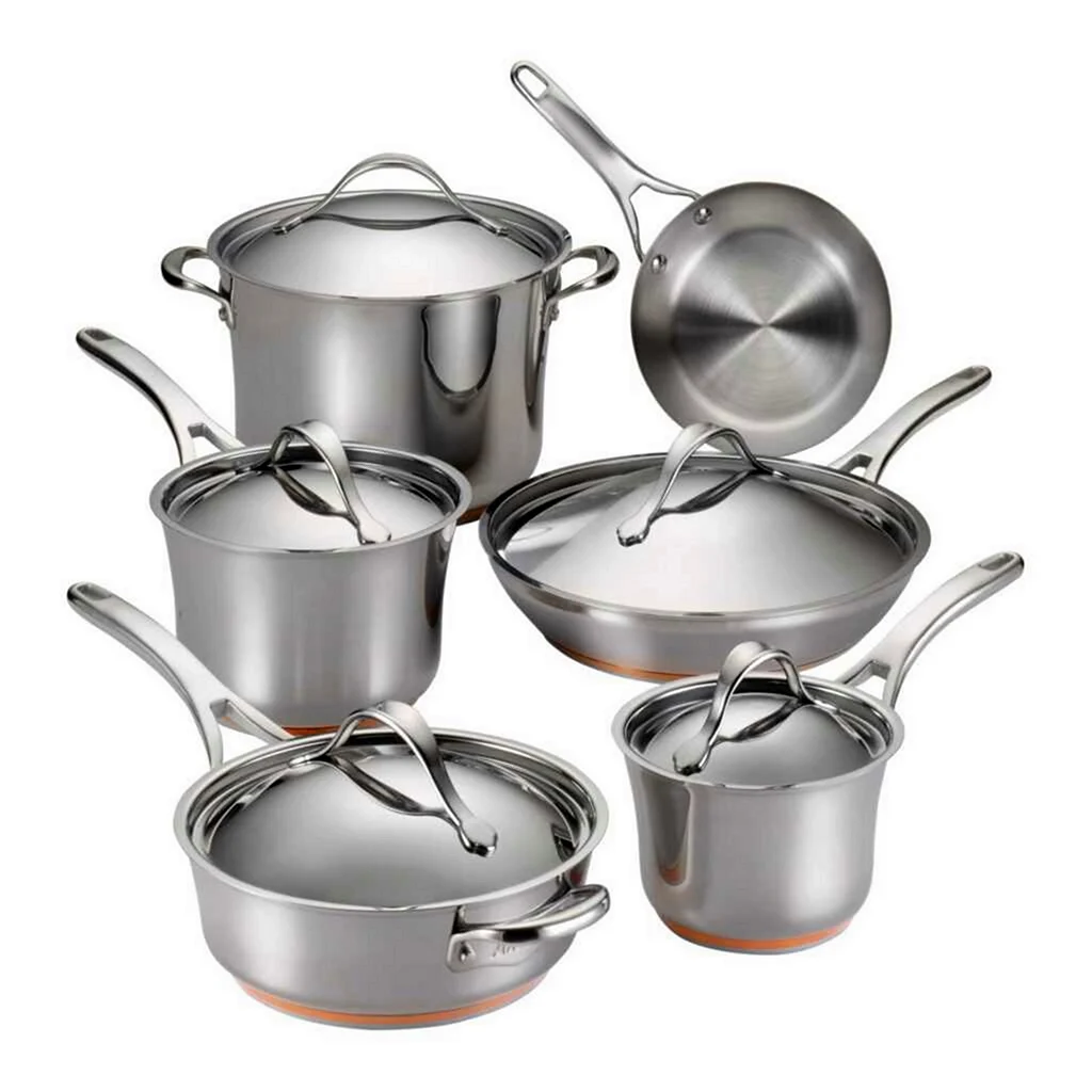 Набор посуды Anolon nouvelle Stainless 77709 11 пр.