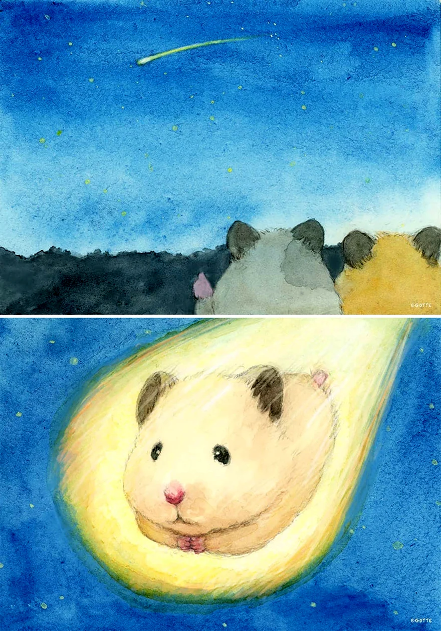 Нарисовать хомяка