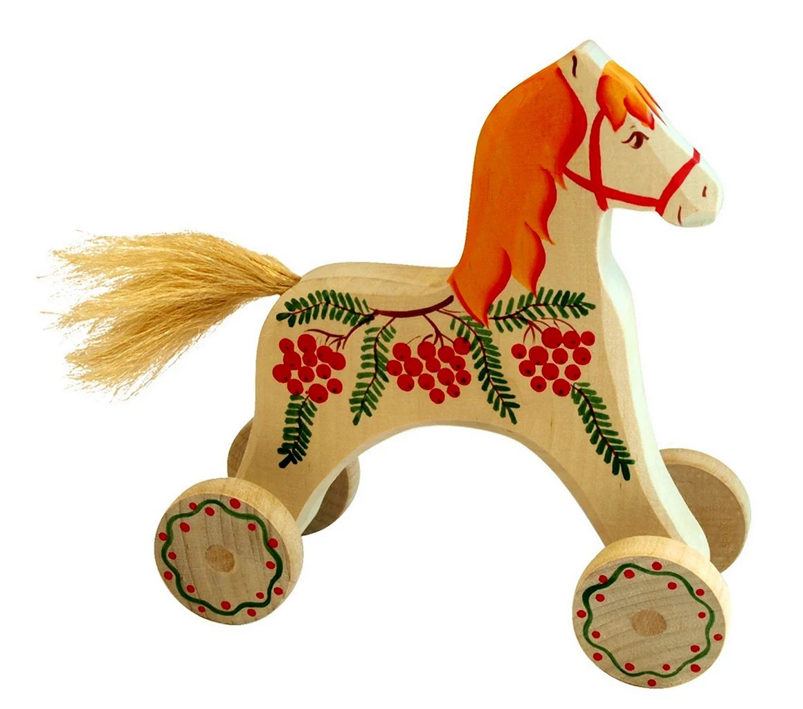 Народная деревянная игрушка