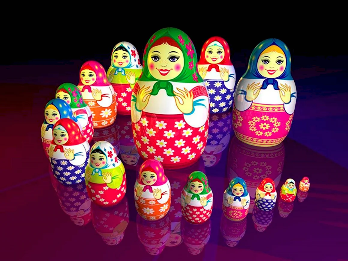 Народная игрушка Матрешка