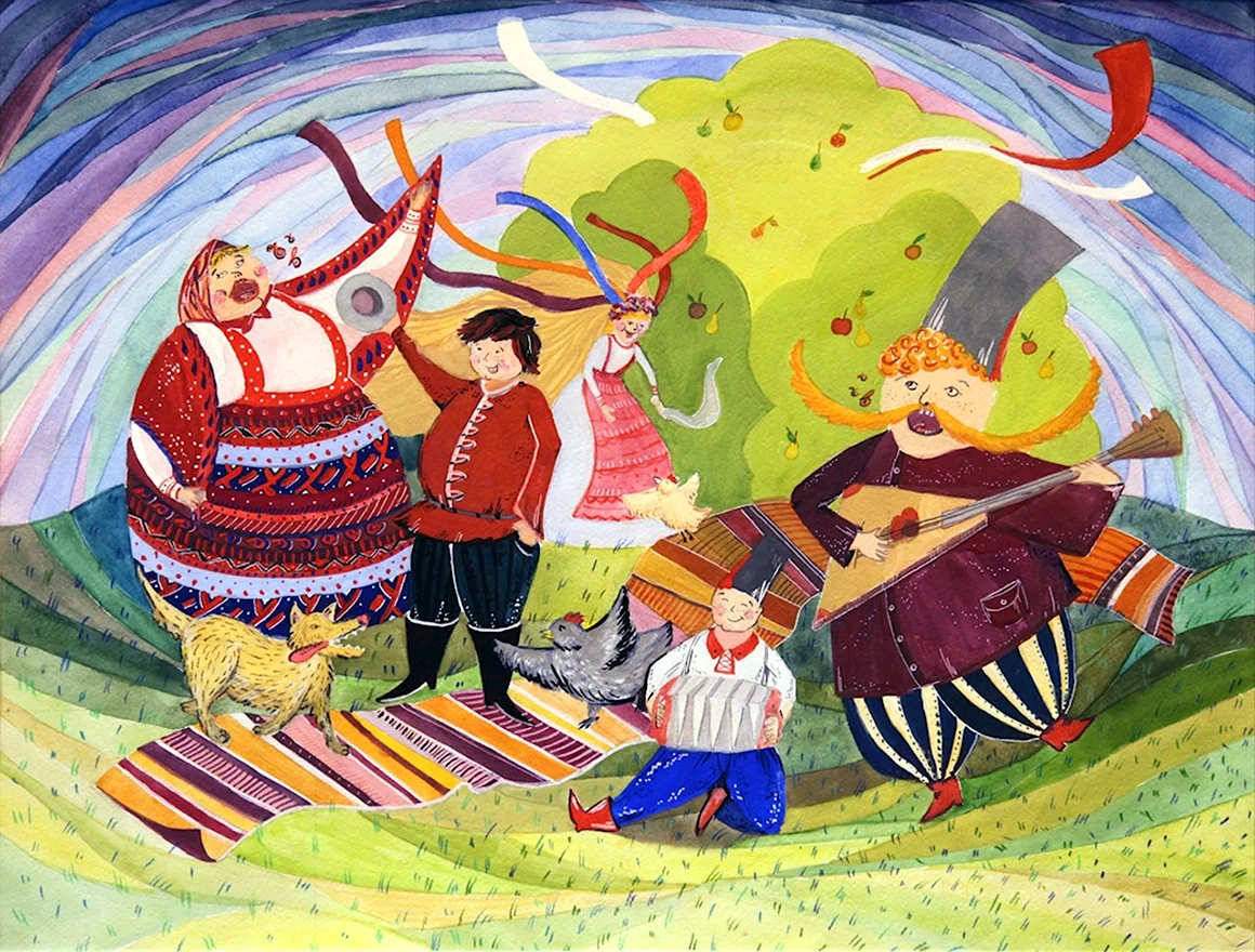 Народные праздники изо