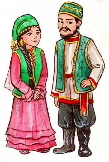 Народный национальный костюм Татаров