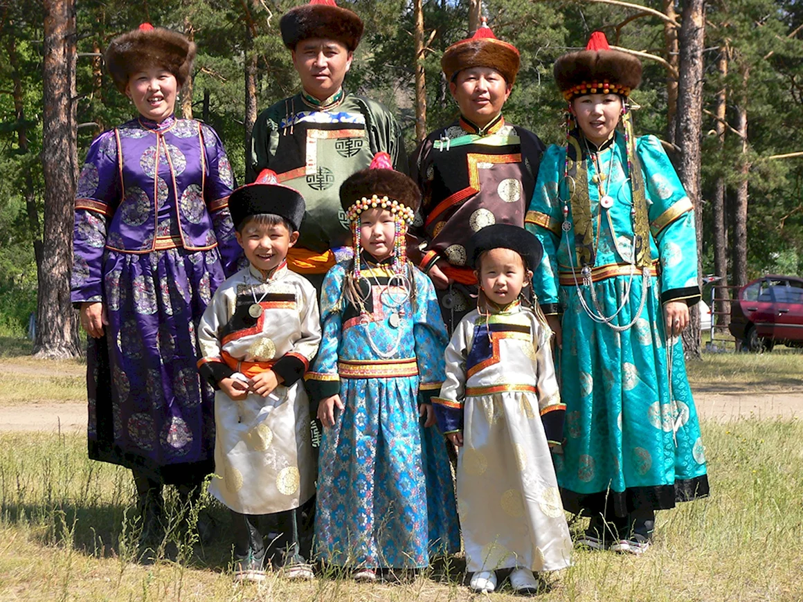 Национальный костюм Хоринских бурят