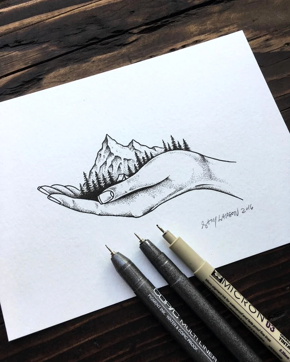Необычные рисунки карандашом