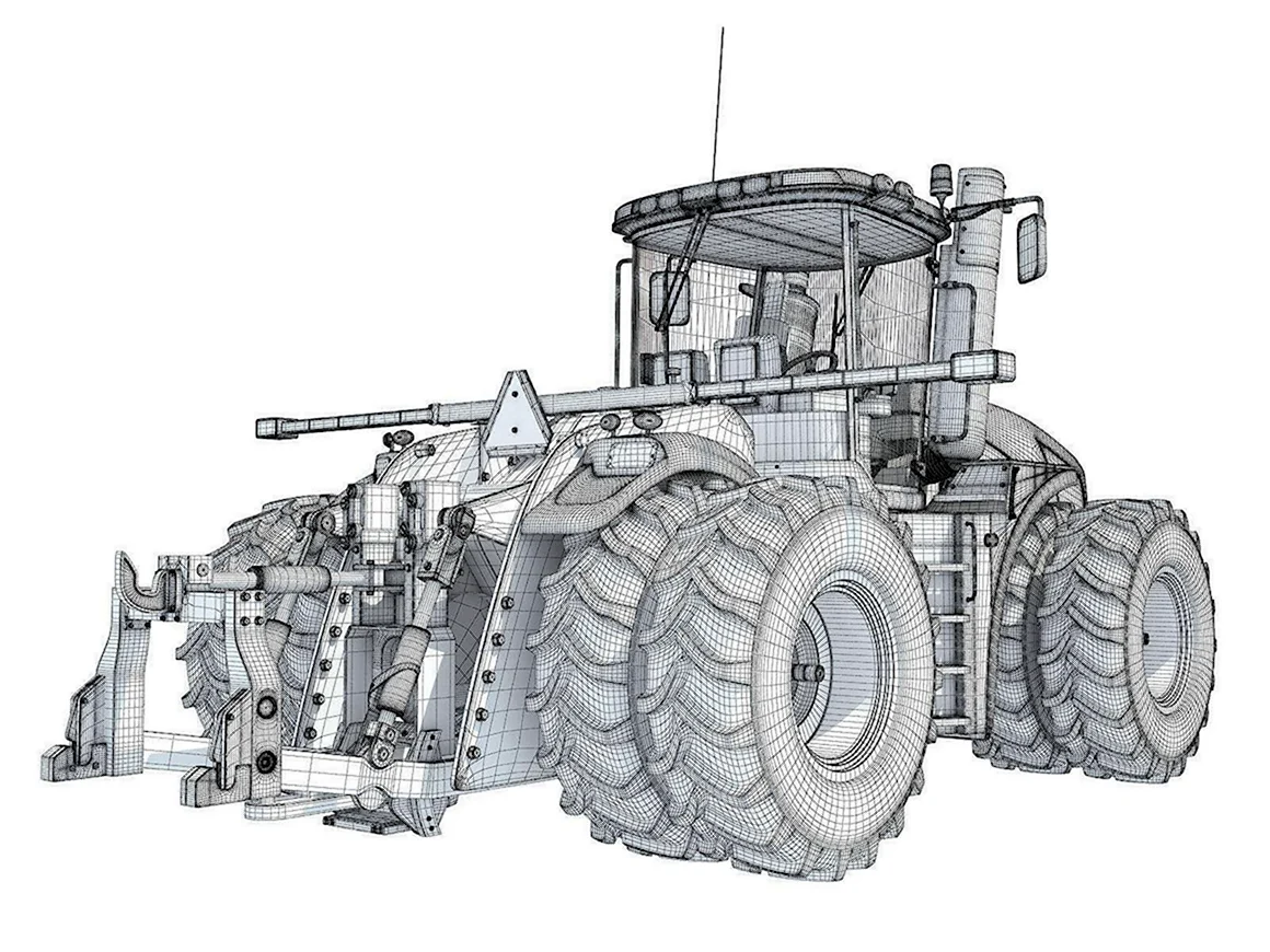New Holland трактор 3д модель