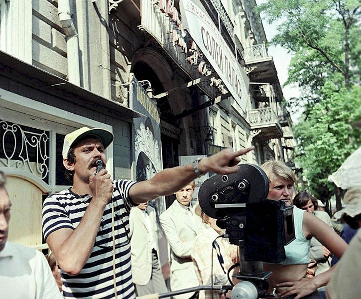 Никита Михалков на съемках