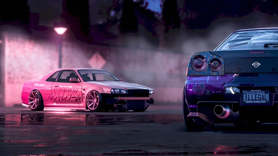 Nissan Skyline GTR r34 дрифт
