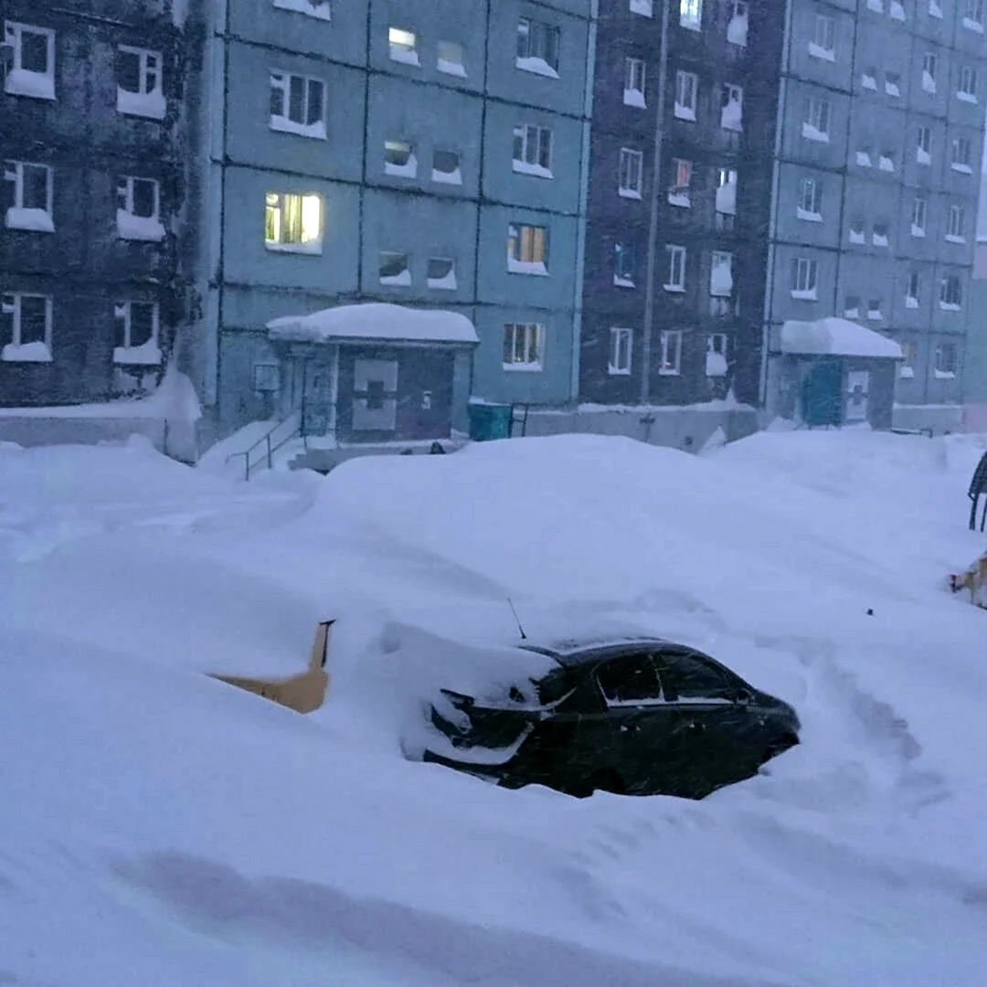 Норильск зима 2008