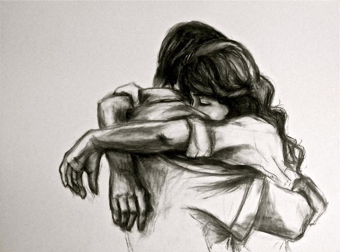Объятия рисунок