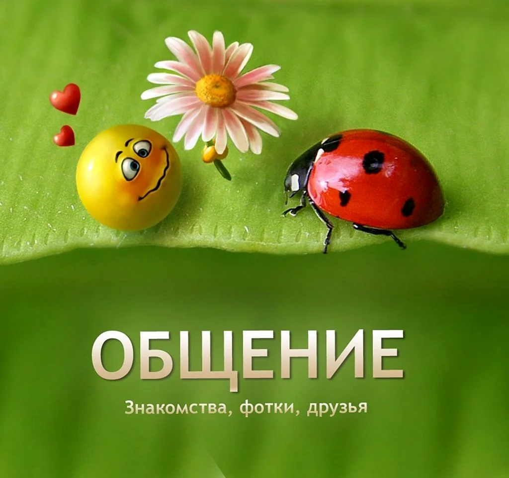 Общение надпись