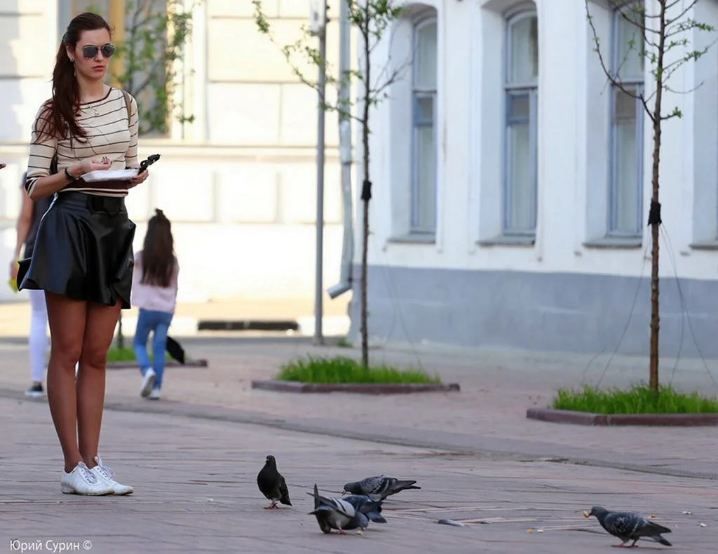 Обычные девушки на улице