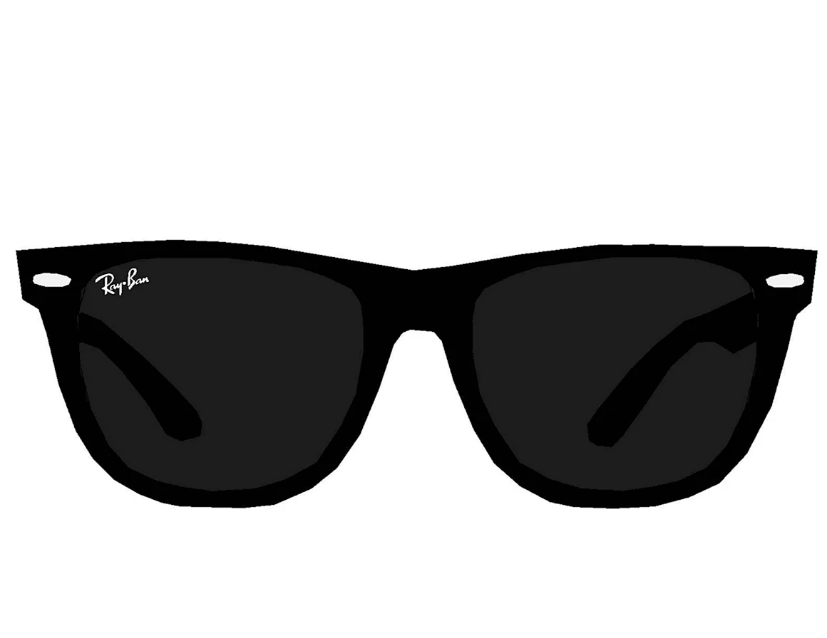 Очки ray ban вектор