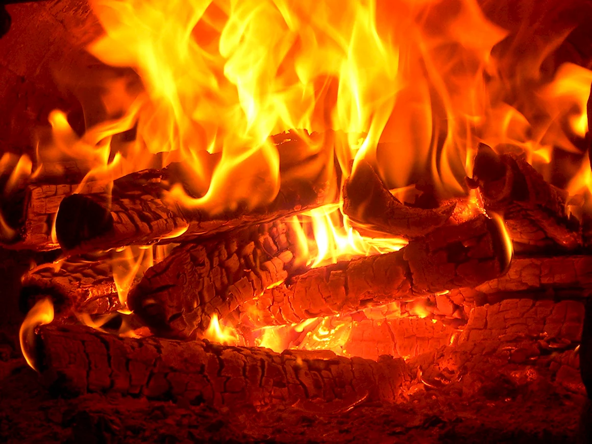 Огонь в печи