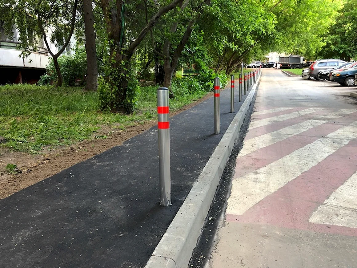 Ограждение тротуара