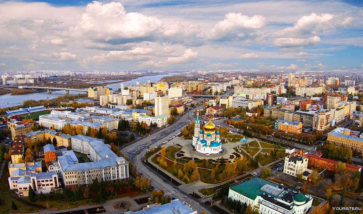 Омск центр города