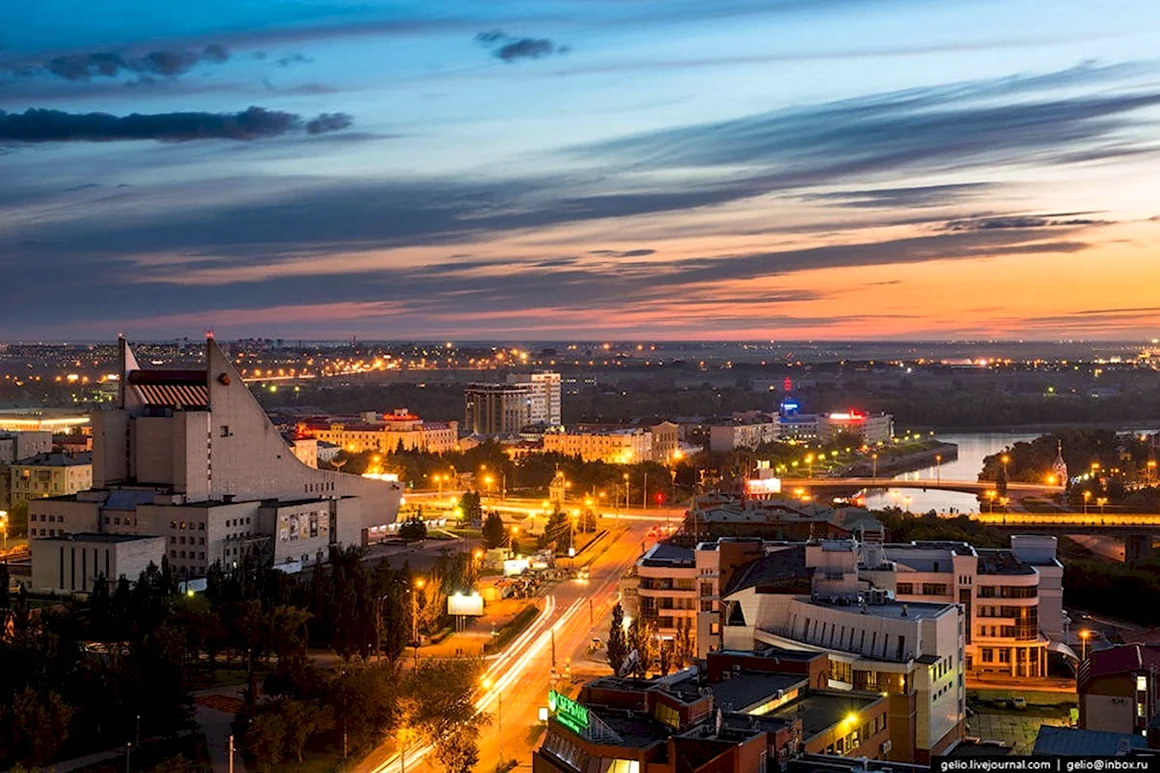 Омск центр города