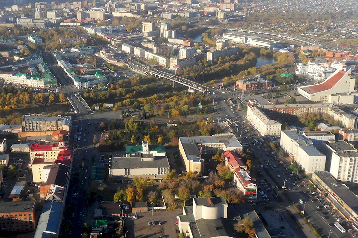 Омск центр города