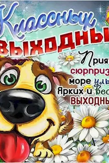 Отличных выходных