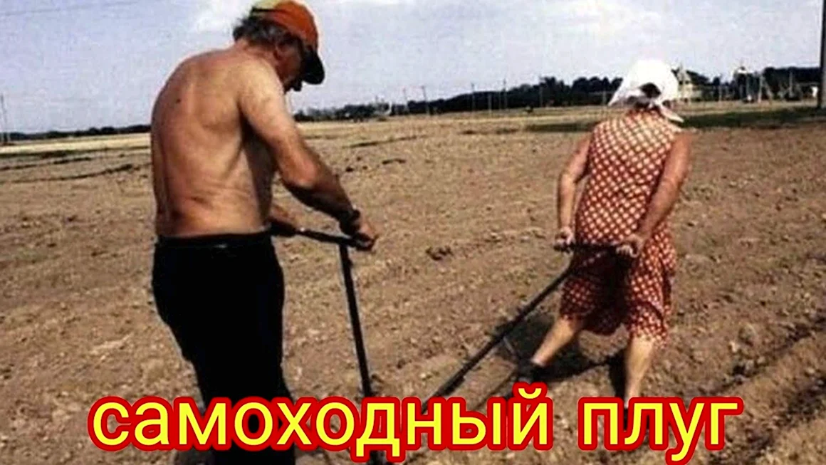 Пахать огород