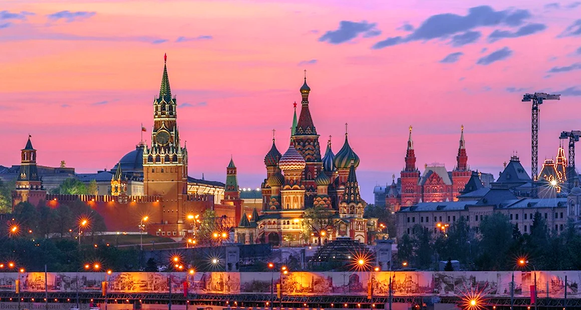 Панорама красной площади в Москве