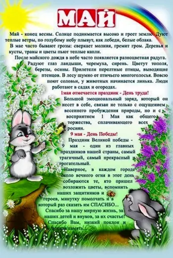 Папка передвижка Весна для детского сада