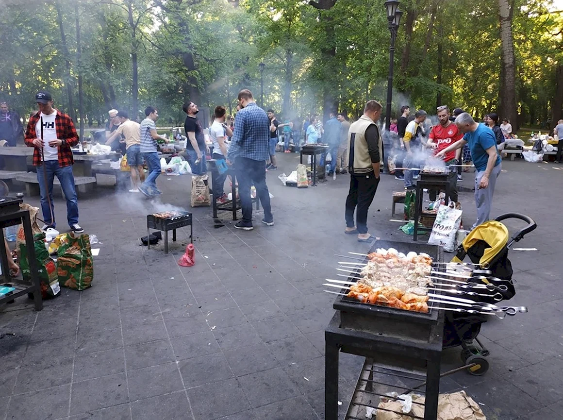 Парк Останкино шашлыки