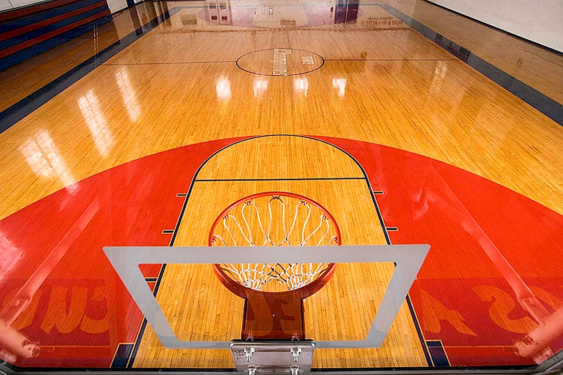 Паркет на баскетбольных площадках NBA