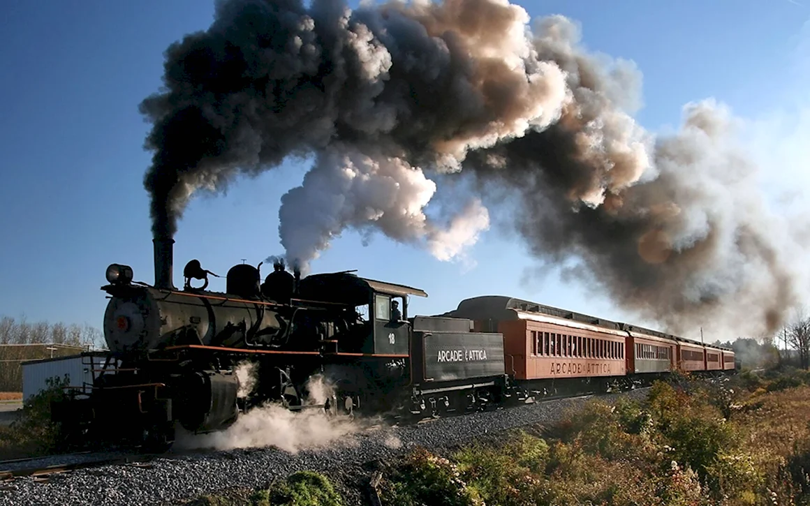 Паровоз с 57
