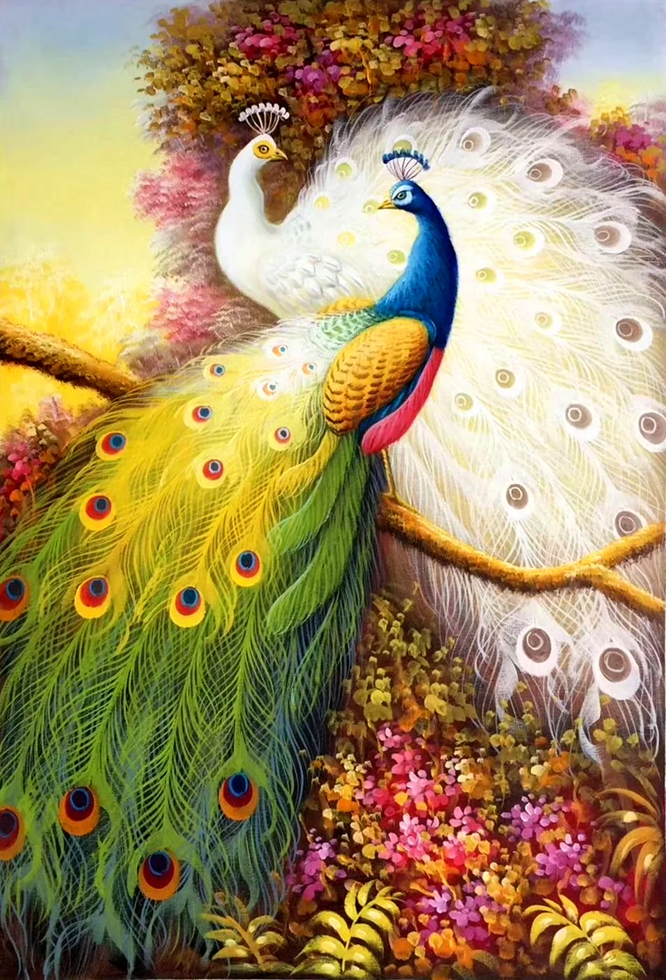 Павлины картины