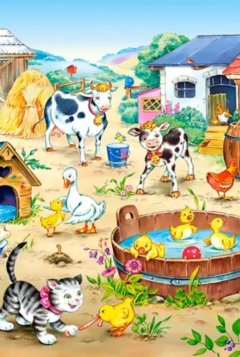 Пазл Castorland ферма 60 деталей