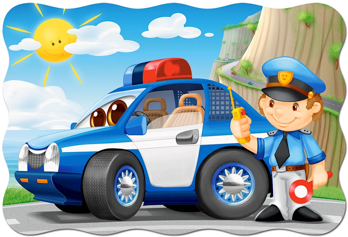 Пазл Castorland Police Patrol c-02252 20 дет.