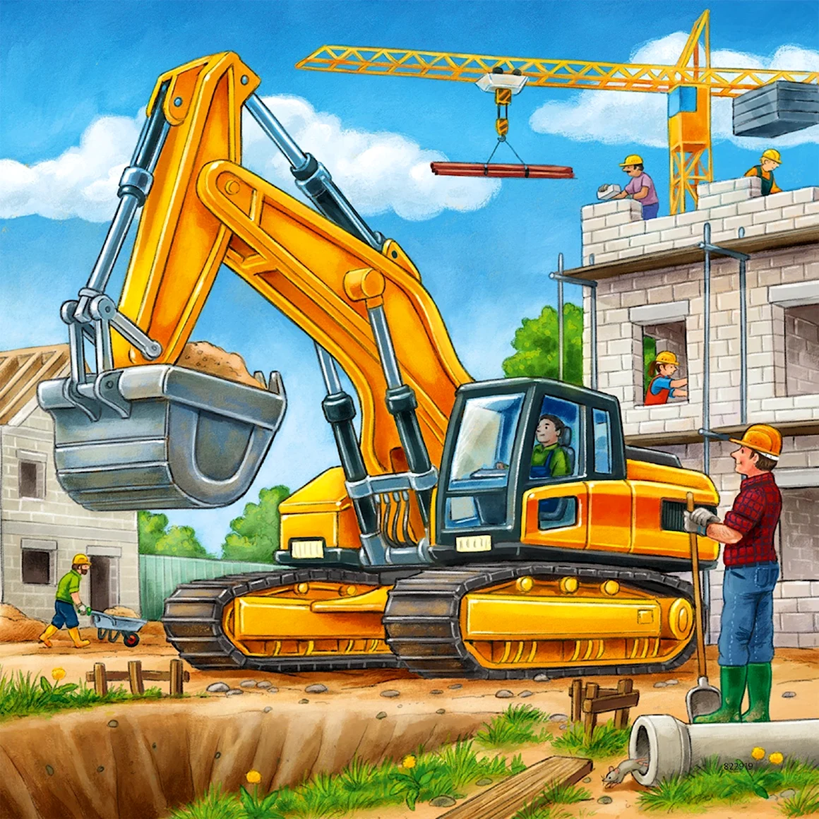 Пазл Ravensburger стройплощадка