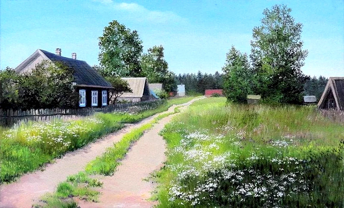 Пейзаж деревни