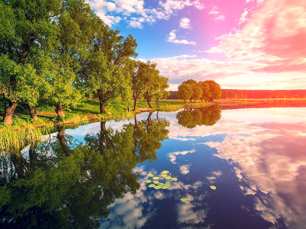 Пейзаж с рекой