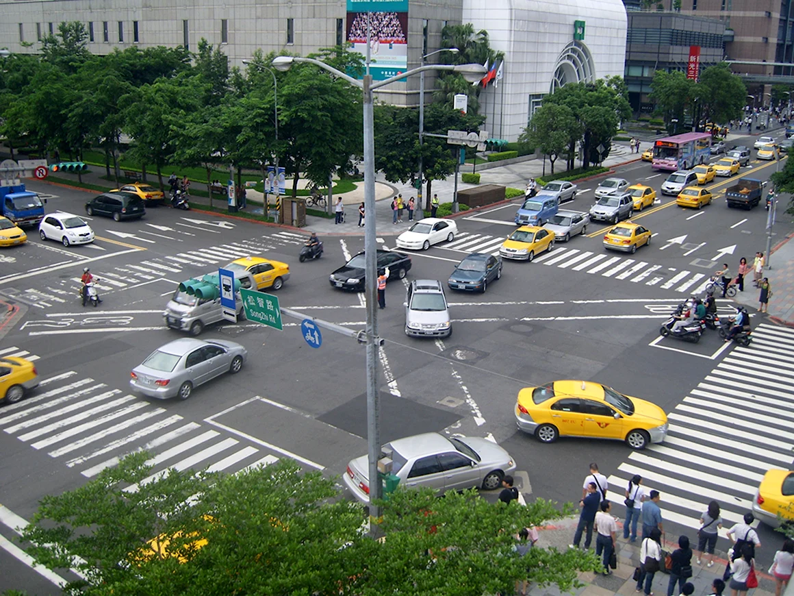 Перекресток дорога