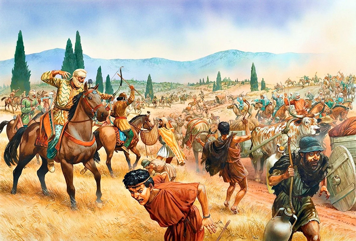 Персидская конница Дария