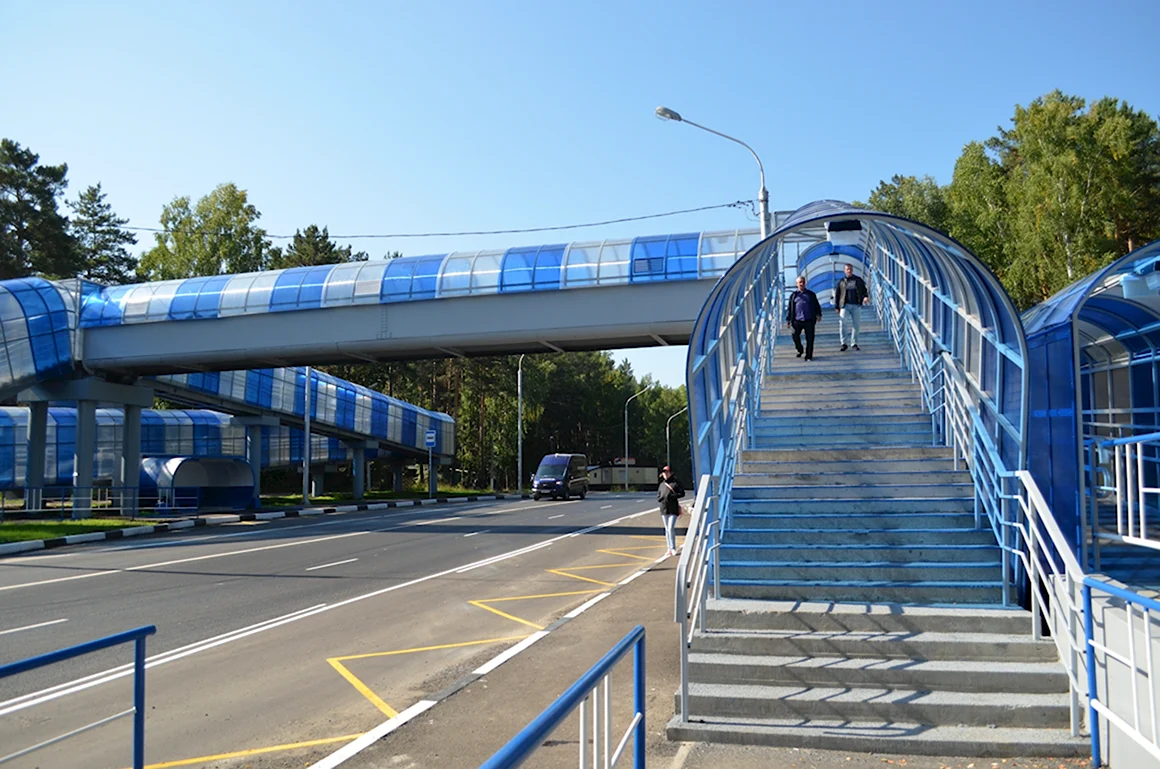 Пешеходный мост Бердское шоссе
