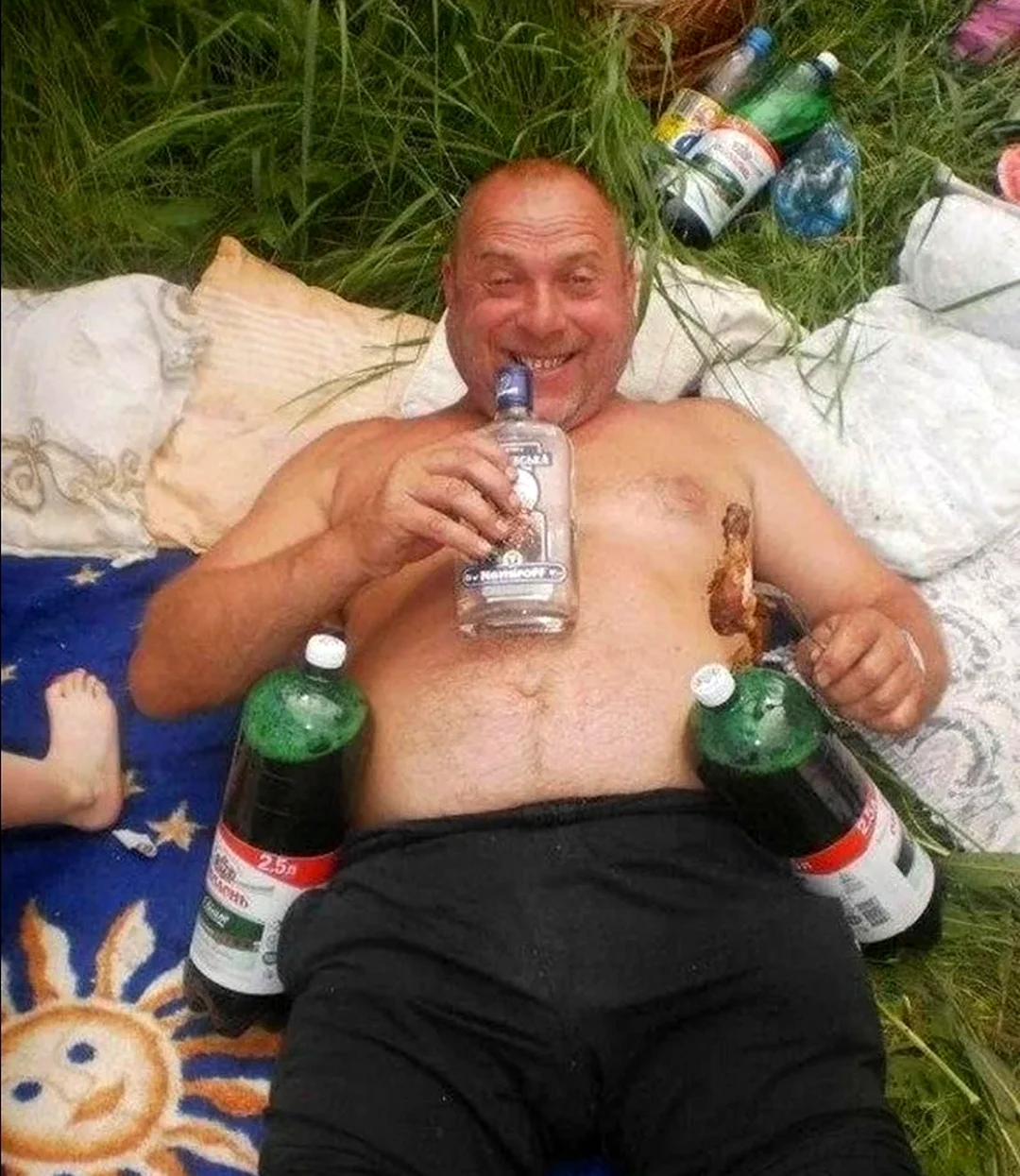 Пьяный мужчина