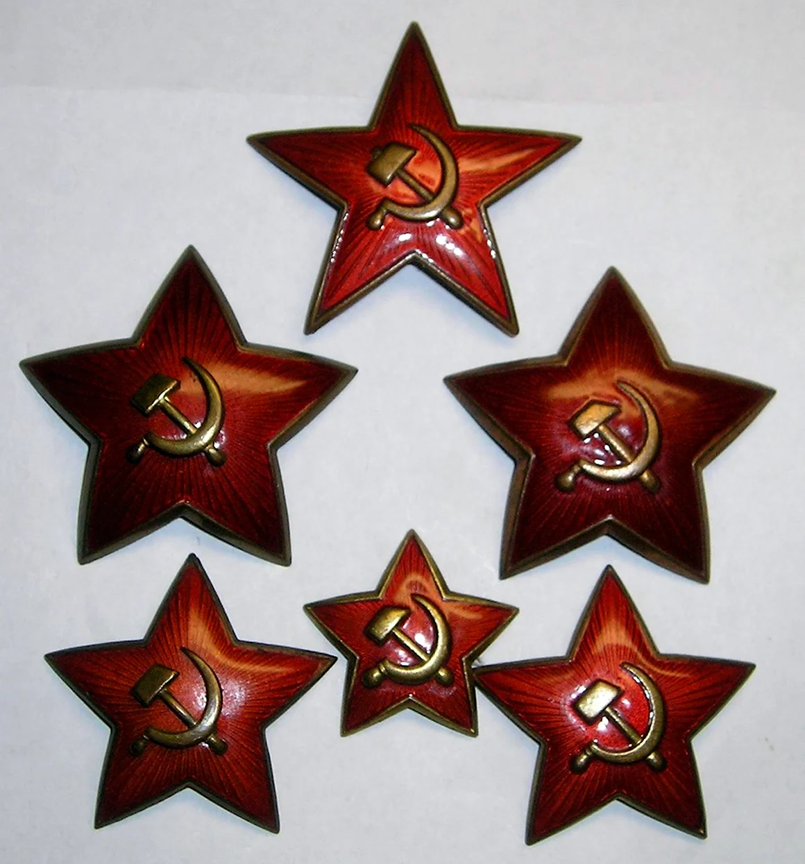 Пятиконечная красная звезда РККА