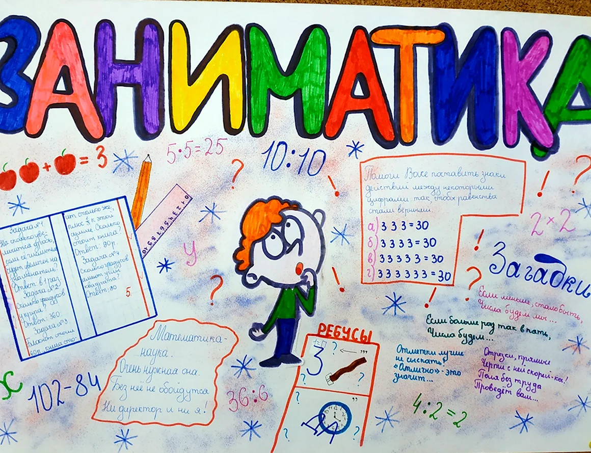 Плакат математика